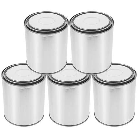 empty metal paint box|empty paint cans with lids.